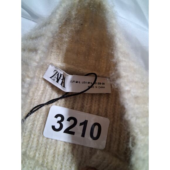 Zara Chunky Cozycore Women's sz M/L Ribbed Grungecore Oversized Button Cardigan - Picture 8 of 12